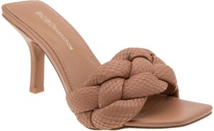 Marlino Snake Embossed Slide Sandal